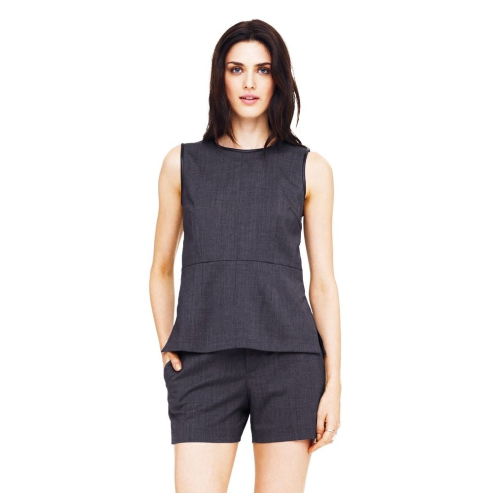 Club Monaco Gray Cora Wool Shell (NWOT)